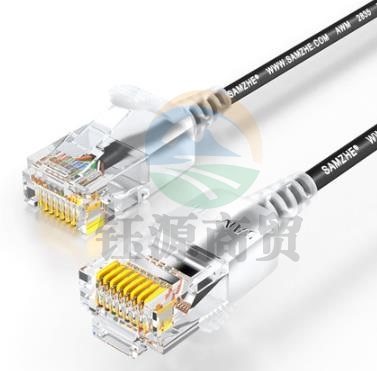 山泽(SAMZHE)SZH-6030 超六类网线细线CAT6A类无氧铜 万兆高速网络跳线 3米黑色