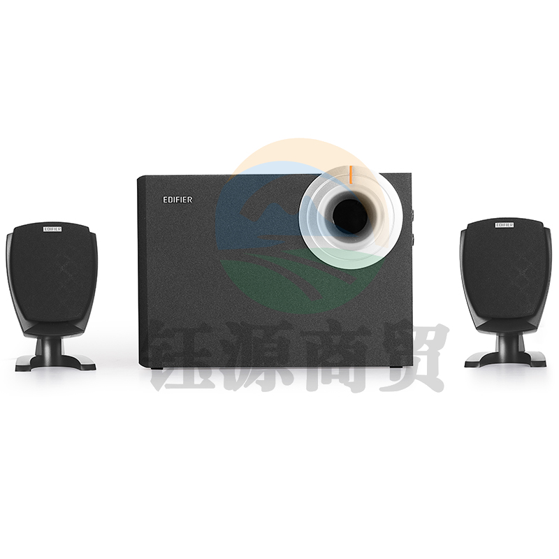 漫步者（EDIFIER） R201T06 2.1声道电脑音响音箱 台式机笔记本桌面音响 黑色