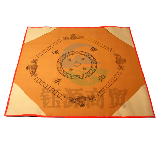 华圣皮革麻将布麻将毯加厚家用麻将桌布1米乘1米 颜色随机