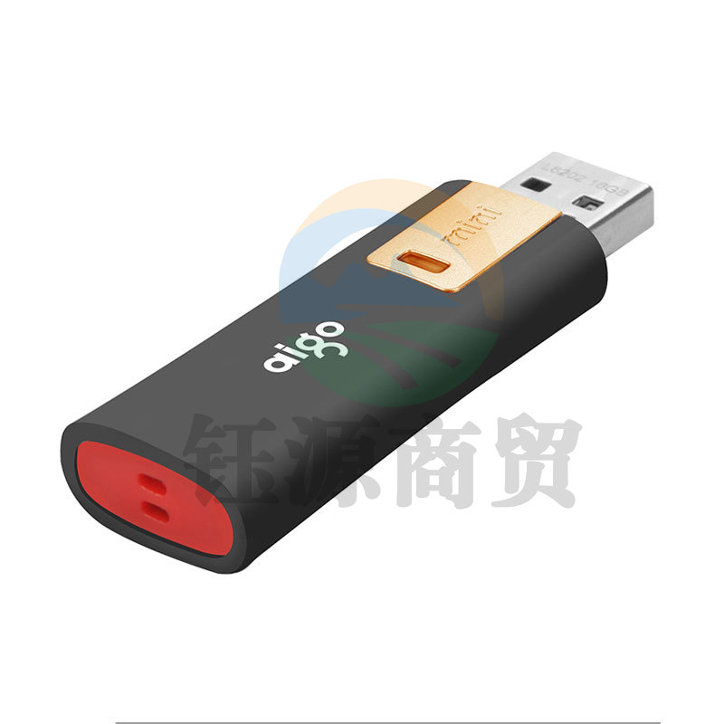 爱国者（aigo）128GB USB3.0 U盘 L8302写保护 黑色 防病毒入侵 防误删 高速读写U盘