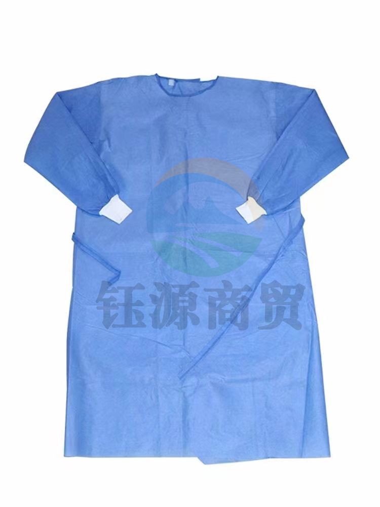 反穿式蓝色防护服均码