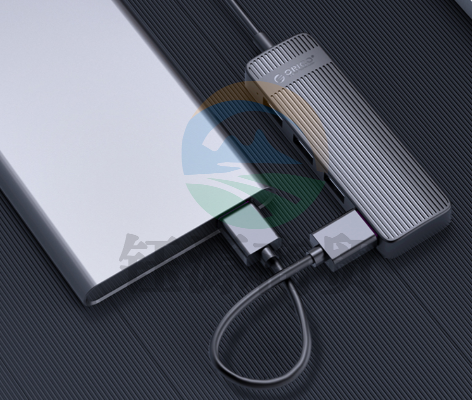 奥睿科（ORICO）usb分线器2.0集线器 4口HUB扩展坞 一拖四多接口转换器延长线ORICO-FL02-BK-BP黑