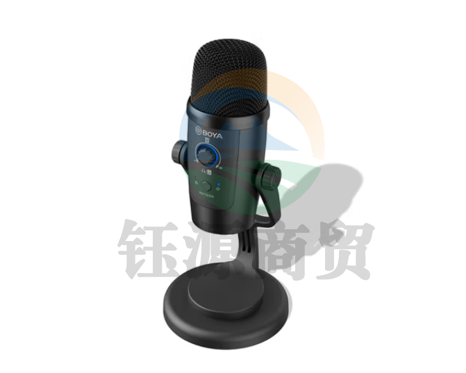 BOYA 博雅无线麦克风手机直播带货电脑K歌网课会议配音收录音桌面电容麦USB/Type-C双接口无线话筒 BY-PM500W