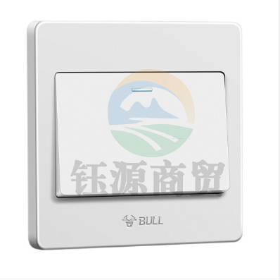公牛GN-G05K112Y墙壁开关插座面板一开单控