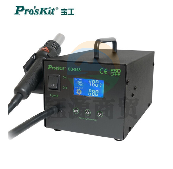 宝工SS-968H LCD智能热风拆焊台