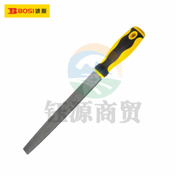 波斯（BOSI）中齿方锉修整锉钢锉金属锉刀打磨工具 BS508146（8寸）