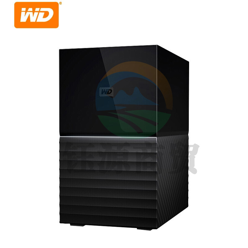 西部数据(WD)My Book 移动硬盘36T 3.5英寸桌面硬盘加密 双盘位36TB(WDBFBE0360JBK)