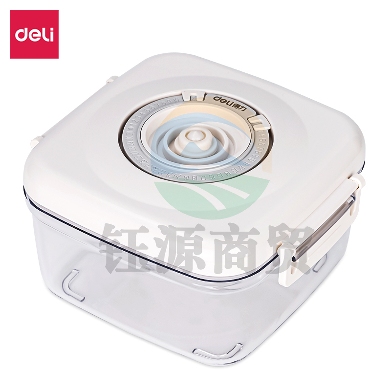 得力14899真空密封罐(白色)(盒)