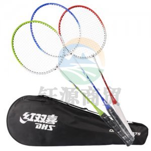 红双喜 DHS E-TX202 羽毛球拍3支装家庭型 已穿线