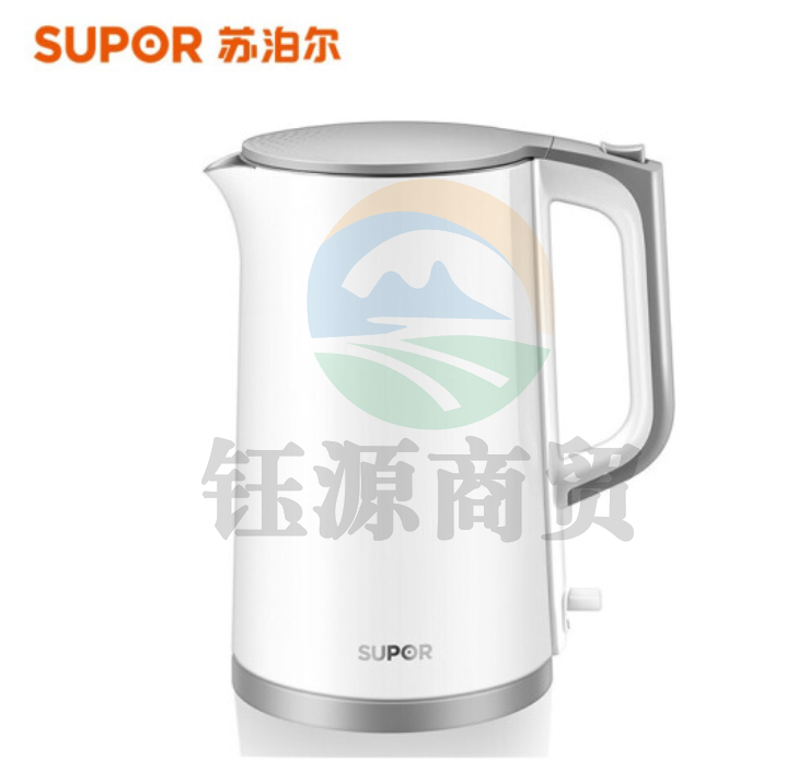 苏泊尔SW-17S13A 电热水壶白+灰 1.7L容量