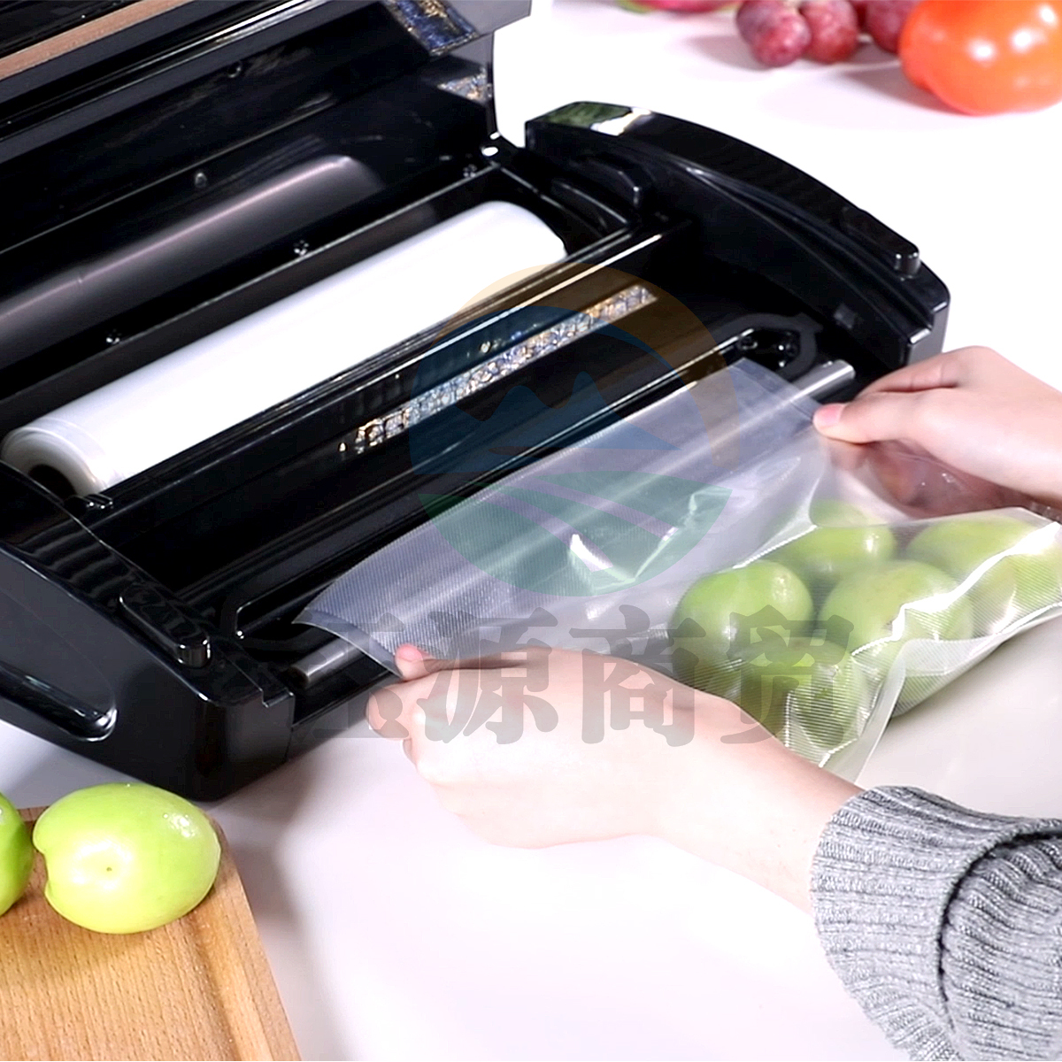 得力（deli）14914真空包装袋25CM*5M(本色)(一卷/盒)