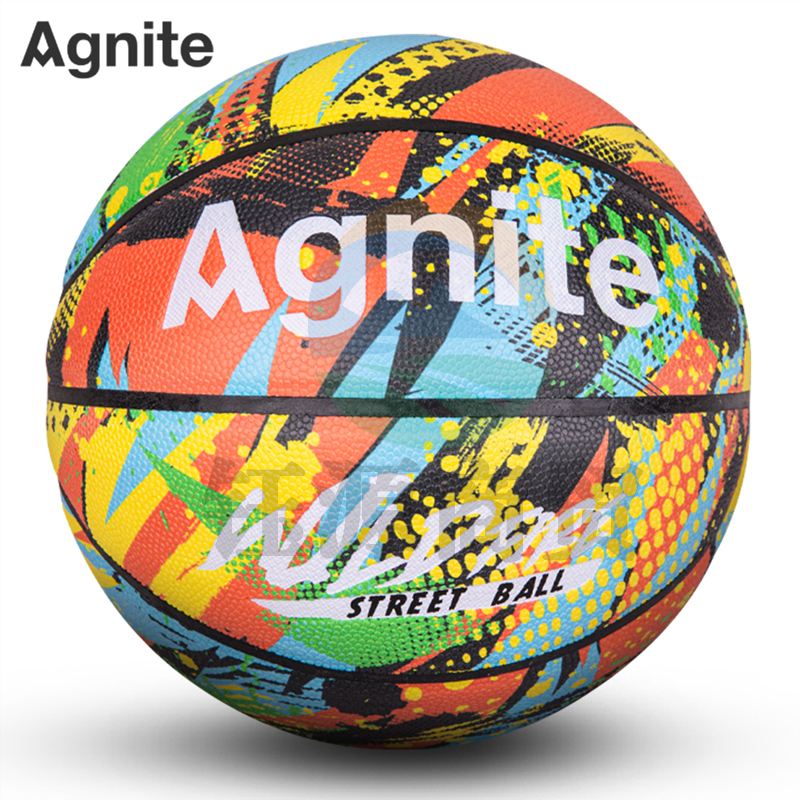 安格耐特F1182_7号PU花式篮球(花色)(个)