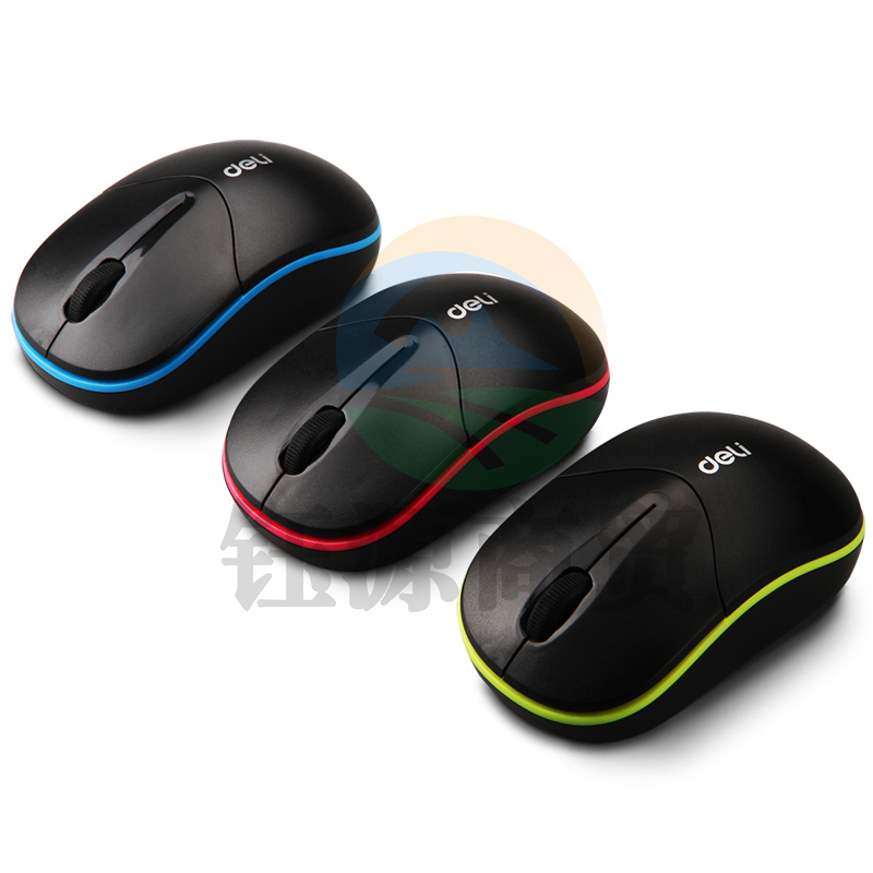 得力3717 无线鼠标(混)(只)颜色随机