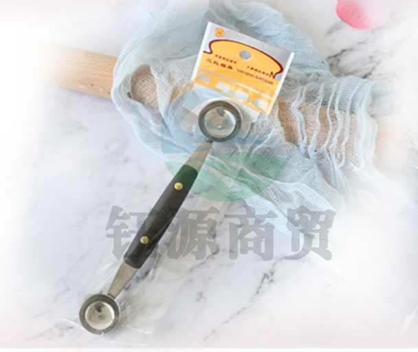 三能（SANNENG） 烘焙工具不锈钢双头挖球器 水果勺 冰淇淋雪糕勺 水果挖球器西瓜猕猴桃勺子 SN4143