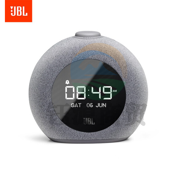 JBL HORIZON 2音乐地平线二代 桌面音箱 卧室迷你音响 蓝牙立体声多媒体音箱 带闹钟收音机充电 夜灯 灰色