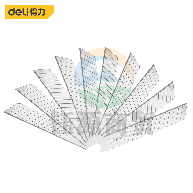 得力DL-DP 18MM美工刀片100x18x0.5mm14节
