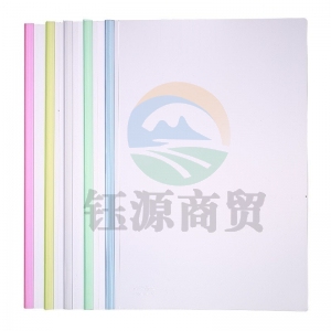 晨光A4透明拉杆夹抽杆夹文件夹 ADMN4331 随机颜色 10mm（10个/包）