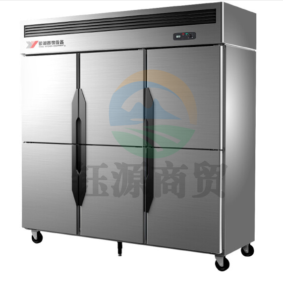 银都 六门双温冰柜 BBL0562 1230升 银色