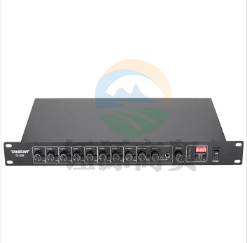 得胜（TAKSTAR） TS-808 八路智能混音器 手拉手话筒集线器 智能会议系统安装 录播 监控