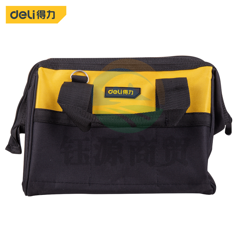 得力DL-P1工具包防水涤纶布包多功能收纳包单肩手提包加厚电工工具包袋13英寸