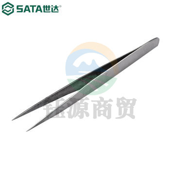 世达（SATA）03101 尖头镊子125MM