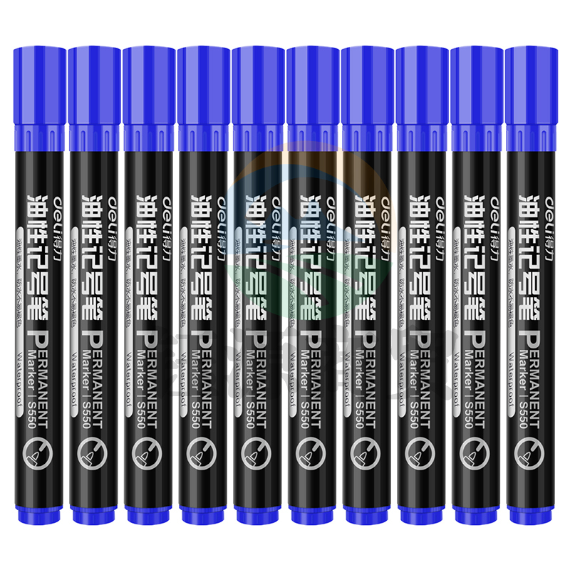 得力思达S550记号笔(蓝)(支)