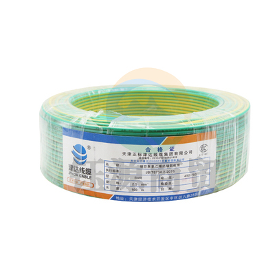 津达电缆 BVR-双色6平方 软塑铜线 100米/盘