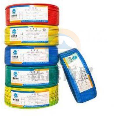 津达线缆 塑铜线 BV2.5平方 黄绿色 （100米/盘）