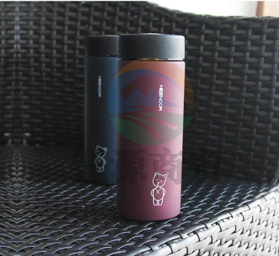 希诺XN-8602 340ML保温杯便携随行杯办公室商务泡茶水杯时尚磨砂304不锈钢礼盒（紫红，香槟，深蓝，茶色，本色）