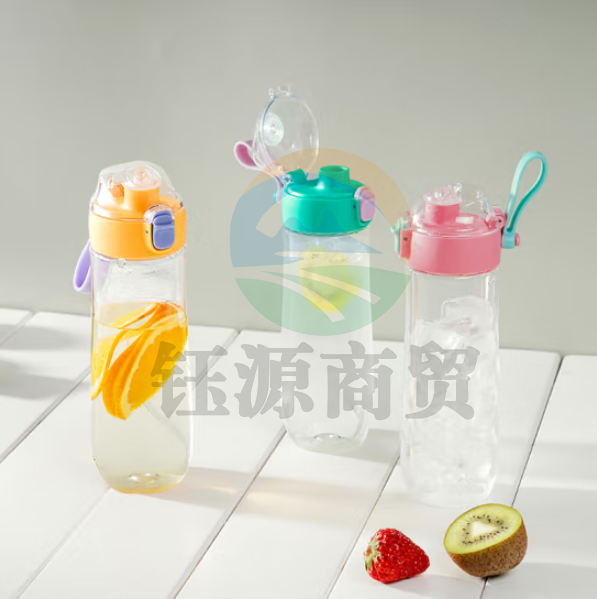 乐扣乐扣（LocknLock）ABF782 Tritan材质花蕾吸管杯自带安全锁运动水杯530ML 绿黄两色可选备注