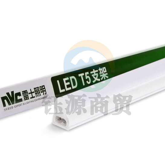 雷士（NVC）E-LED T5F12 雷士照明1.2米LED灯管T5无影灯管一体化T5支架套装14W暖白光4000K