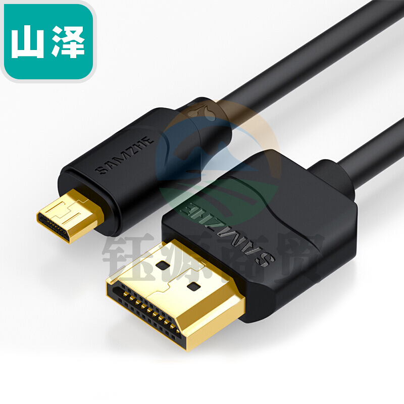 山泽(SAMZHE)22MN9 Mini HDMI转HDMI连接线迷你 HDMI 高清线转换线连接线2米 黑色