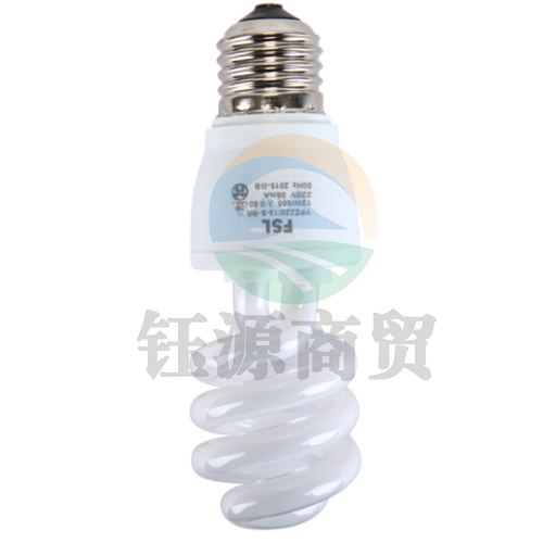 佛山（FSL）11W  日光灯节能灯泡半螺旋灯  螺旋6500K 白光  货号：LJ