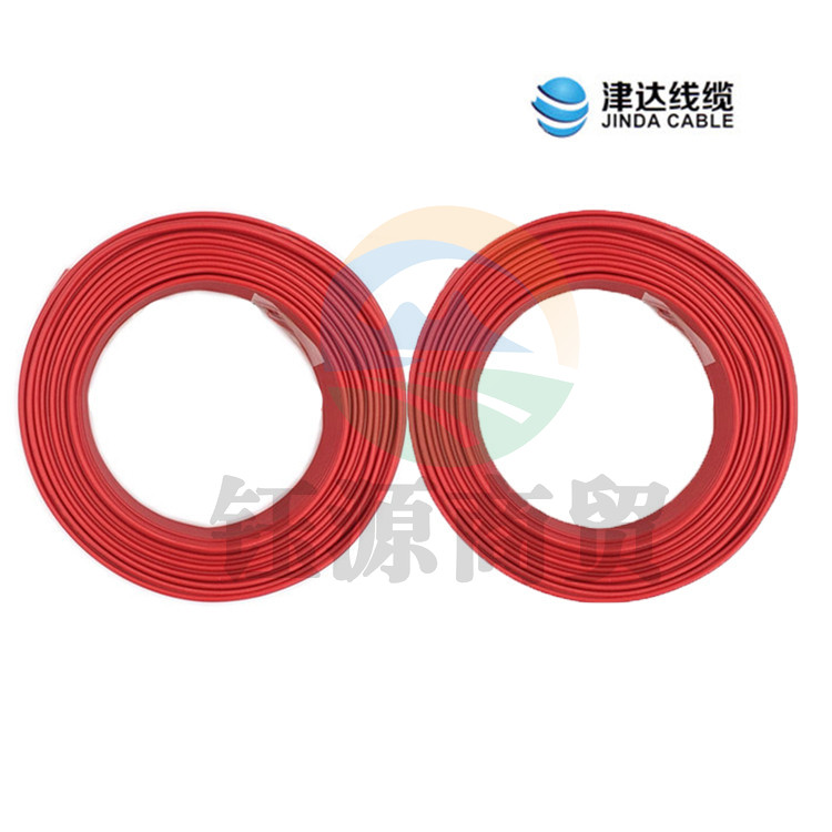 津达 BVR-红色50平方 100/盘 电缆 软塑铜线