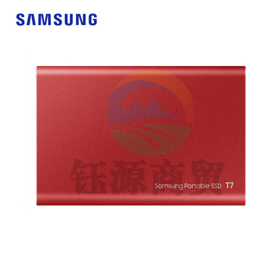 三星  500GB  Type-c USB3.2接口高速移动固态硬盘（PSSD） T7  红色MU-PC500R