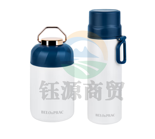 贝洛可 畅想生活两件套装 BK041保温杯水杯茶杯 焖烧壶大容量携带方便