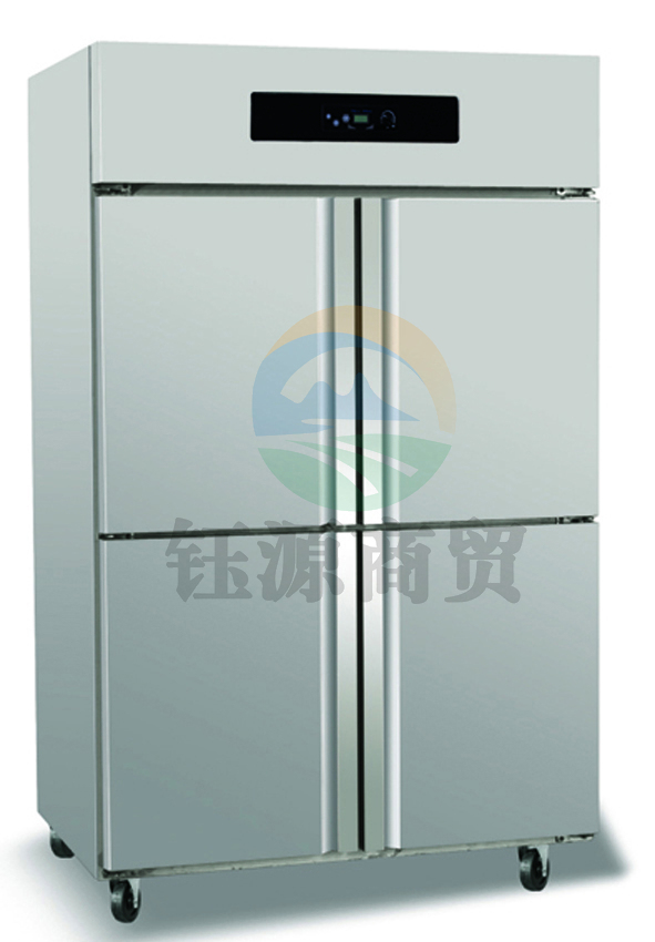 津御商厨 厨房冰柜商用立式四门全冷藏冰箱冷藏保鲜柜不锈钢