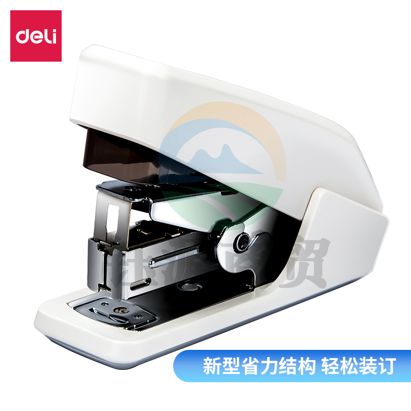 得力0466省力订书机(白)