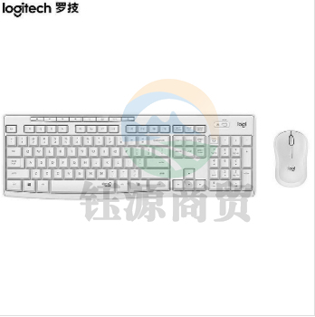 罗技MK295 无线静音键鼠套装_白色