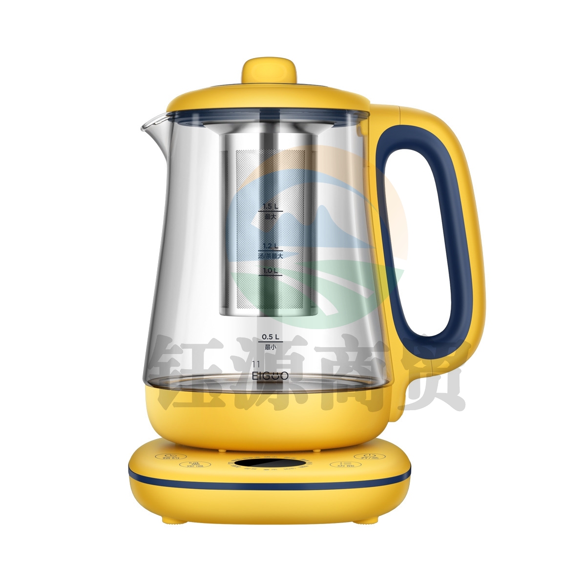 美的（Midea）MK-YS15C207  养生壶电水壶  1.5L多功能  煮茶壶煎药壶  加厚玻璃  分体式  全自动防干烧