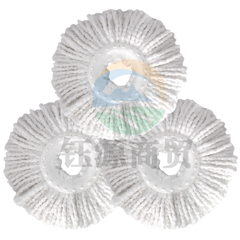雅高 旋转拖把配件 拖把布 拖把头 3只