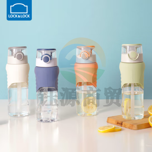 乐扣乐扣（LOCK&LOCK）ABF867 锁扣弹跳运动水杯tritan吸管便携680ml 颜色备注