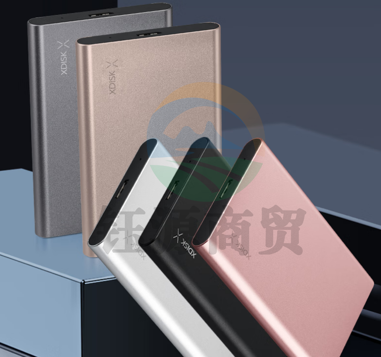 小盘(XDISK)1TB USB3.0金属移动硬盘X系列2.5英寸皓月银 超薄高速便携时尚款 文件数据备份存储 稳定耐用