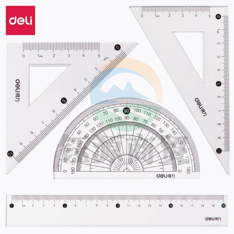 得力79523_20cm学生套尺(混)(套)