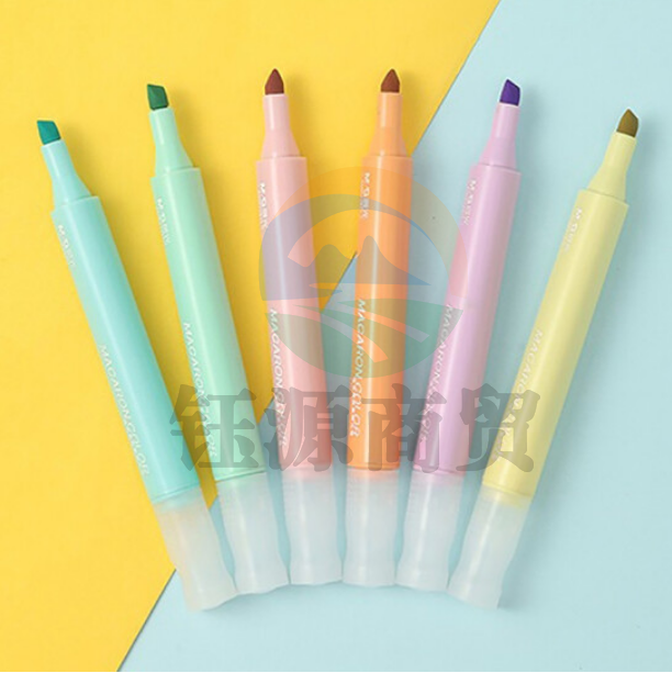 晨光AHMV7611马卡龙系列荧光笔6色套装