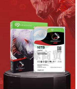 希捷(Seagate) ST16000VN001 NAS硬盘 16TB 256MB 7200转 PMR CMR垂直技术 网络存储 SATA 希捷酷狼IronWolf