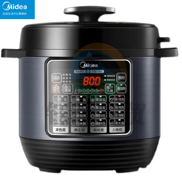 美的（Midea）CYL8030 电压力锅 8升大容量 智能预约多功能高压饭煲电饭锅 多段调压 全自动保温