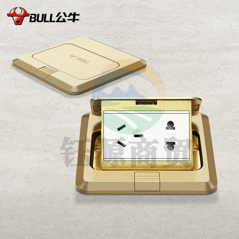 公牛(BULL) 开关插座 五孔地插座 全铜5孔地插地板地面插座地插座 GD1Z223