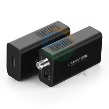 绿联 HDMI转SDI高清转换器 HD/3G-sdi广播级1080P监控摄影机电视台专用 黑色