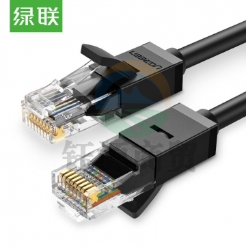 绿联(UGREEN)六类CAT6类网线 千兆网络连接线  成品网线 15米 黑20165  MEZF10241055152085